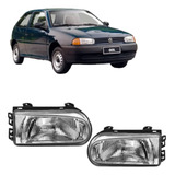 Par Farol Gol Saveiro Parati G2 1995 96 97 1998 1999 Cromado