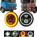  Par Farol Led Constelation Fusca Kombi 7 Polegadas Angel 