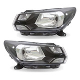 Par Farol Másc Negra Gol Voyage G8 Saveiro G7 17 A 22 Arteb