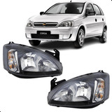 Par Farol Mascara Negra Corsa Montana 2003 2004 2005 2006