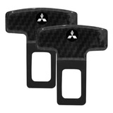Par Fivela Lingueta Cinto Trava Anti Bip Som Mitsubishi