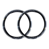 Par Folha Aro Bicicleta Aro 20 Bike Bmx Vzan Vmaxx - Preto