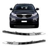 Par Friso Moldura Parachoque Sportage 2011 12 2016 Cromado 