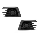 Par Grade Farol Milha Gol G7 16 A 18 S Furo Preto Aro Preto