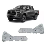 Par Guia Parachoque Dianteiro Hilux 2021 2022 2023 2024