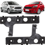 Par Guia Suporte Do Parachoque Dianteiro Ford Ka 2014 A 2019