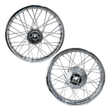 Par Jante Aro Roda Raiada 4mm Cg Fan 125 09/18 Freio A Disco
