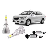 Par Lampada Sup Led Farol Milha 6000k Para Chevrolet Cobalt