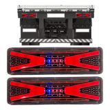 Par Lanterna Led Caminhão Traseira Seta Sequêncial 30 Cm Klx