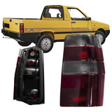 Par Lanterna Traseira Fiorino Elba 1990 1991 1992 1993 Fumê