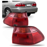 Par Lanterna Traseira Honda Accord 1998 1999 2000 Sedan Rosa