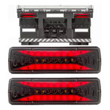 Par Lanterna Traseira Led Sequencial Caminhão Hr 1113 1618