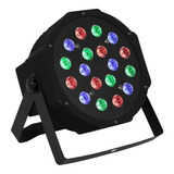 Par Led 64 Com 18 Leds Slim Canhão Refletor Strobo Rgb Dmx