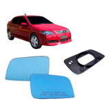 Par Lente Azul + Base Retrovisor Astra 2002 A 2012 Azul