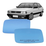 Par Lente Azul Retrovisor Gol 88/94 Santana 85/90 Esq E Dir