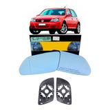 Par Lente Azul Retrovisor Golf 2008 09 2010 11 Polo C/ Base