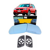 Par Lente Azul Vidro Base Espelho Retrovisor Golf 2007/2011