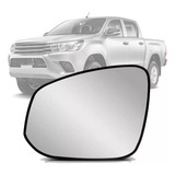 Par Lente Base Vidro Retrovisor Hilux 2016 2017 18 Original