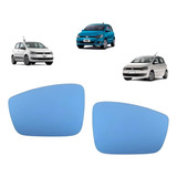 Par Lente Retrovisor Azul Fox Gol G6 Up! Polo Golf 2013