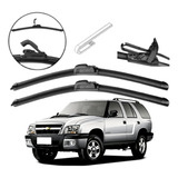 Par Limpador Parabrisa Silicone Flexivel Blazer 1994 A 2023