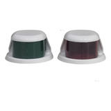 Par Luz Navegação Bombordo Boreste Abs 12v Vermelha Verde