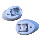 Par Luzes De Navegação Led 12v Lancha Barco Bb E Be