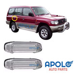 Par Maçaneta Porta Ext Tras Pajero 94 95 96 97 98 99 Cromada