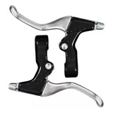 Par Manete Aluminio Para V-brake Escolha Cor Preto / Polido