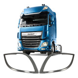 Par Moldura Aro Farol Compatível Com New Daf Xf 2020...