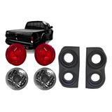 Par Moldura Aro Farol Lanternas Traseira L200 Sport Outdoor