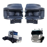 Par Moldura Carcaça Farol P/ Scania Série 4 (124/114) Le +ld