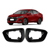 Par Moldura Carcaça Retrovisor Onix Hatch Sedan 2020 A 2022