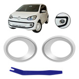 Par Moldura Copo Farol Milha Prata Up 2014 2015 2016 2017