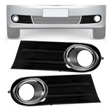 Par Moldura Farol Milha Vw Gol Saveiro Voyage G5 Aro Cromado