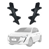 Par Moldura Friso Parachoque Dianteiro Peugeot 208 2020 2023