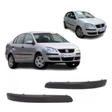 Par Moldura Friso Parachoque Dt Polo 2007 A 2011 Original Vw