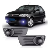 Par Moldura Grade Farol Milha Palio 2008 10 11 A 2016 Cinza