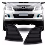 Par Moldura Grade Para-choque Diant Ld Le Toyota Hilux 12/15