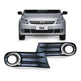 Par Moldura Neblina Aro Cromado Gol G5 2012