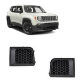 Par Moldura Tela Parachoque Jeep Renegade 15 2016 2017 2018