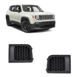 Par Moldura Tela Parachoque Jeep Renegade 15 2016 2017 2018