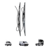 Par Palheta Limpador Com Esguicho Para Master Iveco Volvo Vm