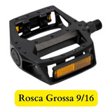 Par Pedal Alumínio Plataforma D/ Bike Rosca Grossa 9/16 Gta
