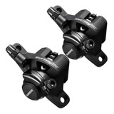 Par Pinça Freio Shimano Tx805 Disco Mecanico Tourney Preto