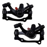 Par Pinças Freio À Disco Mecânico Bikes Absolute Nero Db01