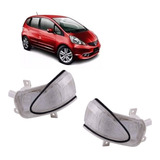 Par Pisca Seta Retrovisor Honda New Fit 2009 2010 2011