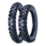 Par Pneu 100/100-18 E 80/100-21 Ira Bunker Trilha Crf230 Ktm
