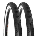 Par Pneu De Bike Barra Forte Aro 26 X 1.1/2x2 Faixa Branca