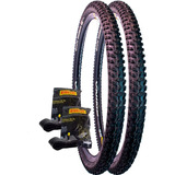 Par Pneu Levorin Excess Aro 26 X 1.95 Mtb Bike + Camaras Ar