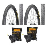 Par Pneu Pirelli Aro 26x1.50 Phantom Street+2 Câmara Pirelli Cor Preto